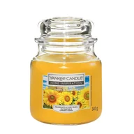 Świece - Yankee Candle Świeca Home Inspiration Sunflower Fields średni słoik 340 g - miniaturka - grafika 1