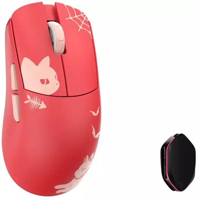 WLMouse YING OMRON Optical Switches - czerwony YINGMG-REDCAT-O