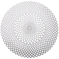 Obrusy i serwetki - Podkładka AMBITION Glamour 38 cm Srebrny (1 szt.) - miniaturka - grafika 1