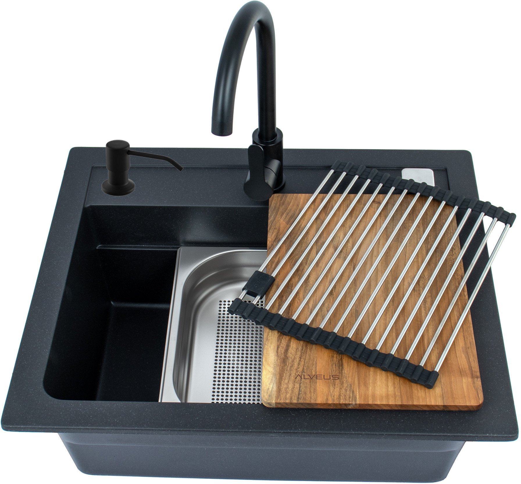 Alveus SINK ATROX30 G91 WITH MIXER BLACK