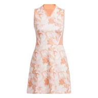 Golf - Damska sukienka golfowa Adidas Floral Dress Ladies orange - miniaturka - grafika 1