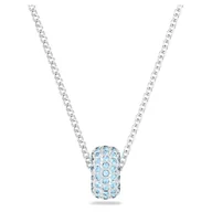 Naszyjniki - Naszyjnik Swarovski - Stone, Blue, Silver 5642886 - miniaturka - grafika 1