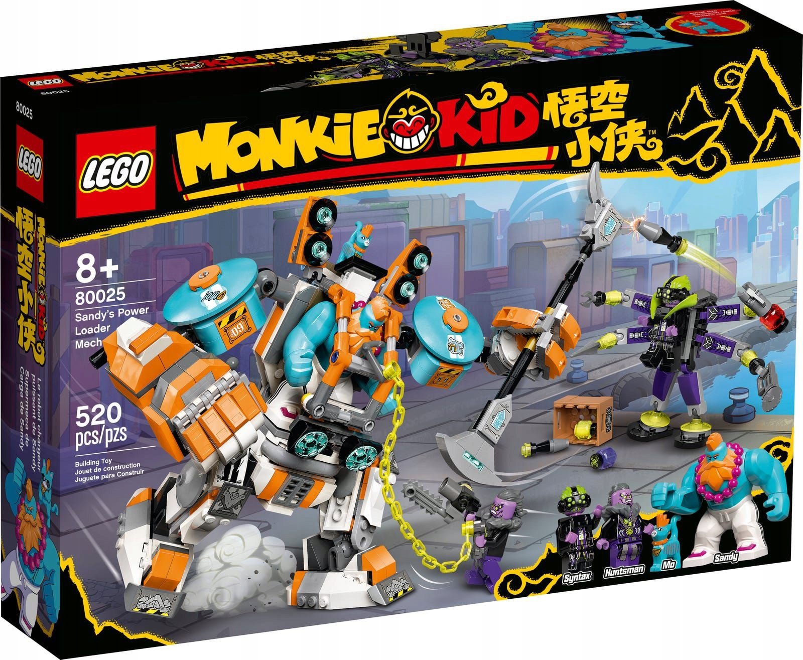 Lego 80025 Monkie Kid Mocarny Mech Sandy'egp