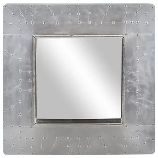 vidaXL Lumarko Lustro ścienne w stylu Aviator, 50x50 cm, metalowe 320636 - Lustra - miniaturka - grafika 1