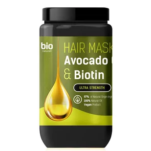 BIO NATURELL Hair Mask Ultra Strenght maska do włosów Avocado  Biotin 946ml - Maski do włosów - miniaturka - grafika 1