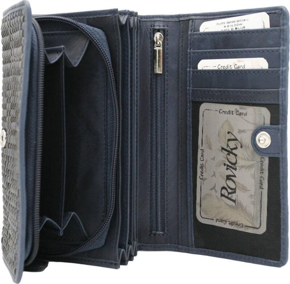 Rovicky Skórzany damski portfel Rovicky R-614-DDW NoSize