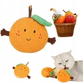 Zabawki dla kotów - Zabawka dla kota POMARAŃCZA z patyczkiem Matatabi - miniaturka - grafika 1