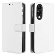 Portfele - Dla Samsung Galaxy S25 Edge Case Skórzany PU Diamentowa tekstura Portfel Pokrowiec na telefon - biały Wielobarwny White - miniaturka - grafika 1
