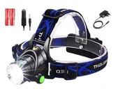 Latarki - Wydajna Mocna Latarka Na Głowę Czołówka - miniaturka - grafika 1