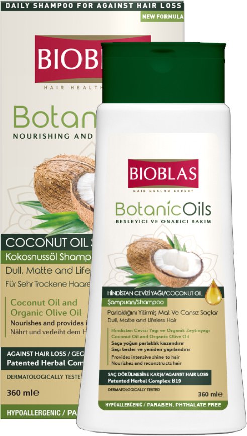 Bioblas Boc Oils Szampon z Olejem Kokosowym 360 ml