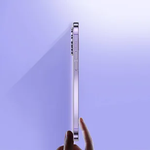 Baseus Crystal Case etui do iPhone 14 Pro Max cienki pokrowiec + szkło przezroczyste - Etui i futerały do telefonów - miniaturka - grafika 8