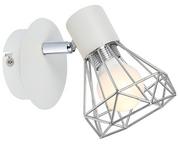 Lampy ścienne - Candellux Verve kinkiet (spot) 1-punktowy biały 91-61331 91-61331 - miniaturka - grafika 1