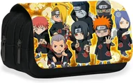 Piórniki - Podwójny Piórnik Szkolny 3D Naruto – Wielofunkcyjny, Dwukomorowy Szaszetka - miniaturka - grafika 1