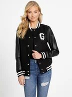 Kurtki damskie - Kurtka bomberka damska Guess Q3OL06WF2R0-JBLK L Czarna (7621701314734) - miniaturka - grafika 1