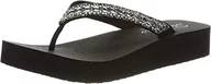 Klapki i japonki damskie - Skechers Vinyasa Glory Day klapki japonki damskie, Black Mitobuck Clear Black Trim, 38 EU - miniaturka - grafika 1