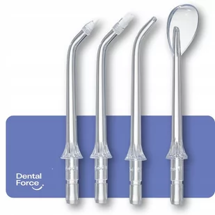 Końcówki zapasowe do irygatora dentystycznego DentalForce FlossBestie 4szt - Akcesoria i części AGD - miniaturka - grafika 1