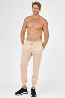 Spodnie męskie - LA MARTINA - Beżowe spodnie męskie - grafika 1