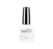 Lakiery hybrydowe - INDIGO HOT DOT TOP COAT HYBRYDOWY DO ZDOBIEŃ 7ML - miniaturka - grafika 1