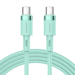 Joyroom kabel przewód USB Typ C - USB Typ C PD 60W 1,2m zielony (S-1230N9) - Kable USB - miniaturka - grafika 3