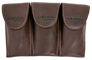 Gewa Mundstücktasche Crazy Horse Posaune braun für 3 Mundstücke 720030 - Akcesoria do instrumentów dętych - miniaturka - grafika 1
