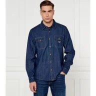 Koszule męskie - Guess Jeans Jeansowa koszula Regular Fit - miniaturka - grafika 1