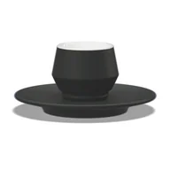 Filiżanki - Filiżanka do kawy Club House Maniko 120 ml - Czarna - miniaturka - grafika 1