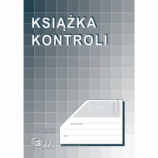 Michalczyk&Prokop Książka kontroli A4 NOWA P11-U - Druki akcydensowe - miniaturka - grafika 1