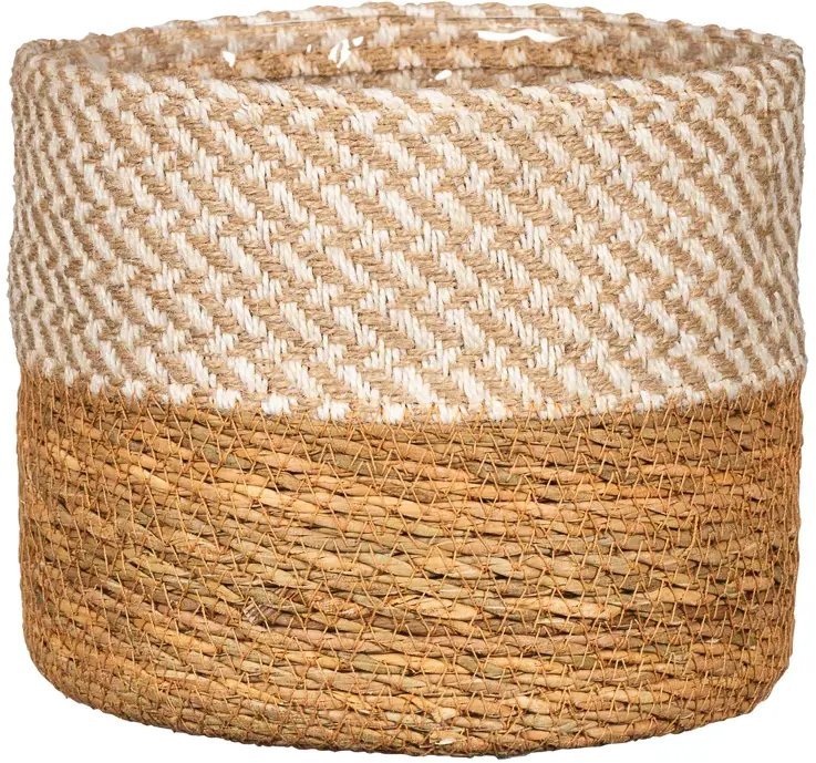 Scheurich Pot Seagrass 510/17 Nut MIXD17