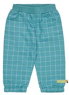 Koszulki i topy damskie - loud + proud Spodnie unisex w kratkę, certyfikat GOTS, topaz, 62/68 - miniaturka - grafika 1