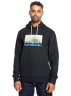 Swetry męskie - Quiksilver Sweter QS GRADIENT MOUNTAINS BLUZA Męska Czarna M - miniaturka - grafika 1