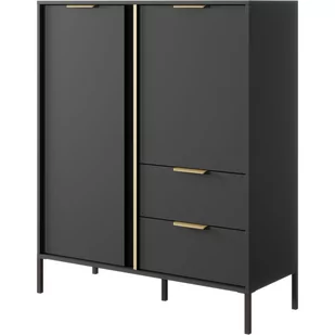 Komoda Wysoka 2D2S Lars Laski Meble - Komody - miniaturka - grafika 1