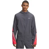 Kurtki męskie - Kurtka męska Under Armour Velociti Storm Hooded Jkt Rozmiar: M / Kolor: szary/czerwony - miniaturka - grafika 1