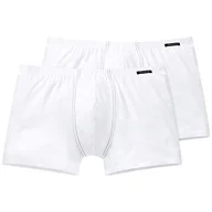 Spodenki damskie - Schiesser Szorty Męskie (2 Sztuki), Biały (Biały 100), S - miniaturka - grafika 1