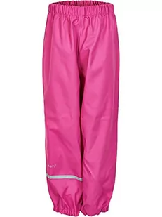 Celavi unisex odzież przeciwdeszczowa solidne spodnie przeciwdeszczowe, prawdziwy różowy, 130 cm - Spodnie i spodenki dla chłopców - miniaturka - grafika 1