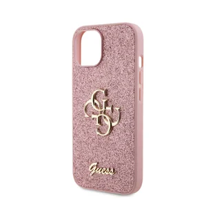 Guess GUHCP15SHG4SGP iPhone 15 6.1" różowy/pink hardcase Glitter Script Big 4G - Etui i futerały do telefonów - miniaturka - grafika 17