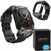 Akcesoria do smartwatchy - Supcase Etui z paskiem UB Ore do Apple Watch 10 46 mm, czarno-szare - miniaturka - grafika 1