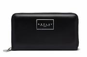 Portfele - Replay Damski portfel Fw5325 z akcesoriami podróżnymi, 098 BLACK, L 19 X H 10,2 X D 2 CM - miniaturka - grafika 1