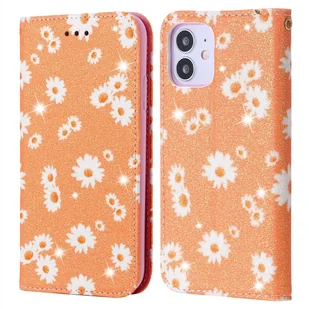 Pokrowiec König Design kompatybilny z Apple iPhone 12 Mini pokrowiec ze skóry syntetycznej na telefon komórkowy - Etui na telefon komórkowy pomarańczowy - Etui i futerały do telefonów - miniaturka - grafika 1