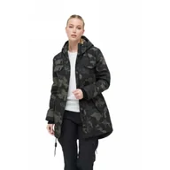 Odzież taktyczna i umundurowanie - Kurtka damska BRANDIT Marsh Lake Parka - Dark Camo XXXL - miniaturka - grafika 1