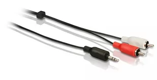 Philips Kabel audio jack 3,5 mm 2 x RCA chinch 1,5 m SWA2527W/10 - Kable - miniaturka - grafika 1