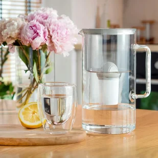 Wessper AquaClassic Crystalline 2,5L Szary szklany dzbanek filtrujący z 12 wkładami - Dzbanki filtrujące - miniaturka - grafika 9