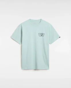 t-shirt uomo vans vn0000f8daz1 - full patch back gray mist - Koszulki męskie - miniaturka - grafika 1