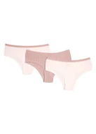 Majtki damskie - Majtki szorty briefy Pa-Pa 3-pak Henderson różowy, kremowy L - miniaturka - grafika 1