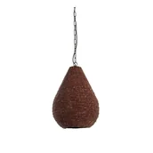 Lampy sufitowe - Brązowa lampa wisząca z drewnianym kloszem ø 31 cm Kabinda – Light & Living - miniaturka - grafika 1