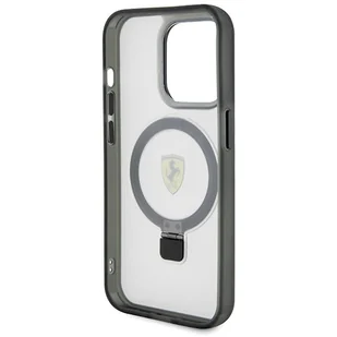 Ferrari FEHMP15XUSCAH iPhone 15 Pro Max 6.7" transparent hardcase Ring Stand 2023 Collection MagSafe - Etui i futerały do telefonów - miniaturka - grafika 7