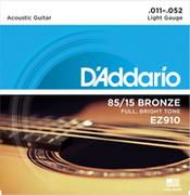 DAddario struny do gitary akustycznej American Bronze EZ910