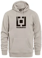 Bluzy męskie - bluza męska HORSEFEATHERS LEADER SWEATSHIRT Cement - miniaturka - grafika 1