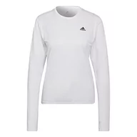 Koszulki i topy damskie - adidas Damska koszulka z długim rękawem, biały, XS - miniaturka - grafika 1