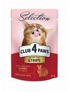Mokra karma dla kotów - Club 4 Paws Mokra Karma Dla Dorosłych Kotów Królik W Sosie 85 g - miniaturka - grafika 1