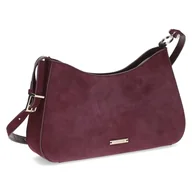 Torebki damskie - Caprice Torebka damska 9-61021-45, bordowa zamszowa, bordowy zamsz - miniaturka - grafika 1